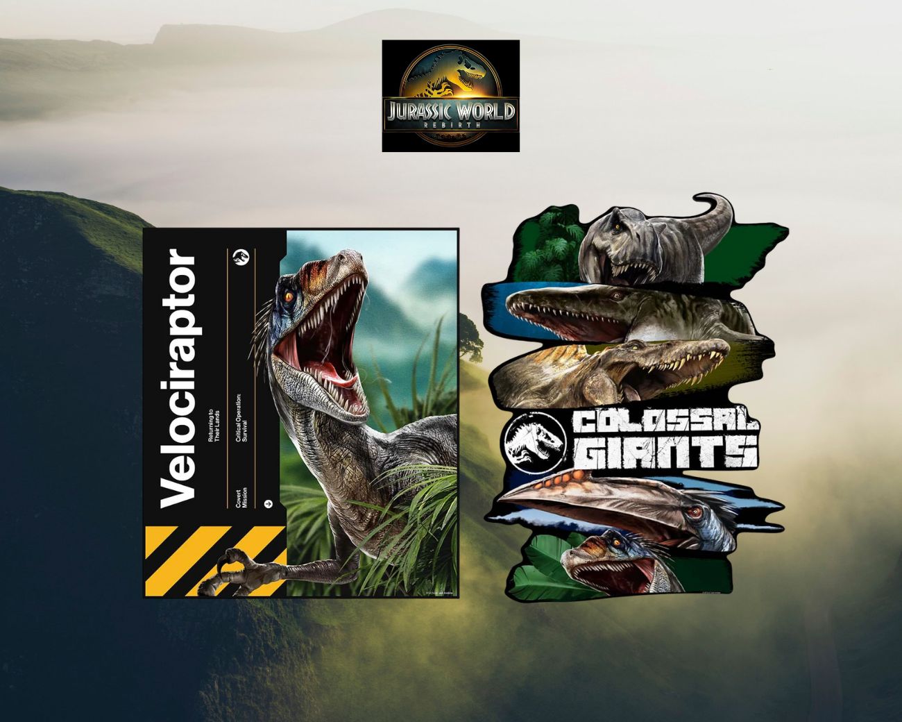 Jurassic World Wooden Jigsaw Puzzles - Officially Licensed