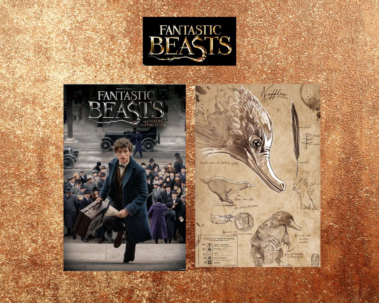 Fantastic Beasts Wooden Jigsaw Puzzles - Officially Licensed
