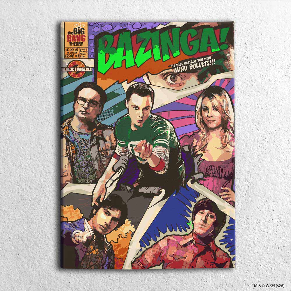 Painting By Numbers Kits 15.7" x 23.6" (40x60cm) Bazinga! - Paint By Numbers Kit