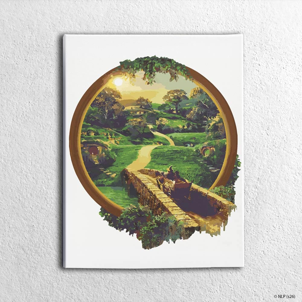 Painting By Numbers Kits 15.7" x 19.7" (40x50cm) Road to the Shire - Paint By Numbers Kit