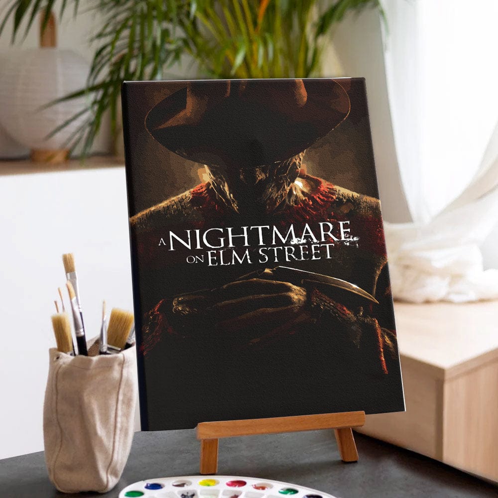 Painting By Numbers Kits 13.8" x 19.7" (35x50cm) A Nightmare on Elm Street - Paint By Numbers Kit