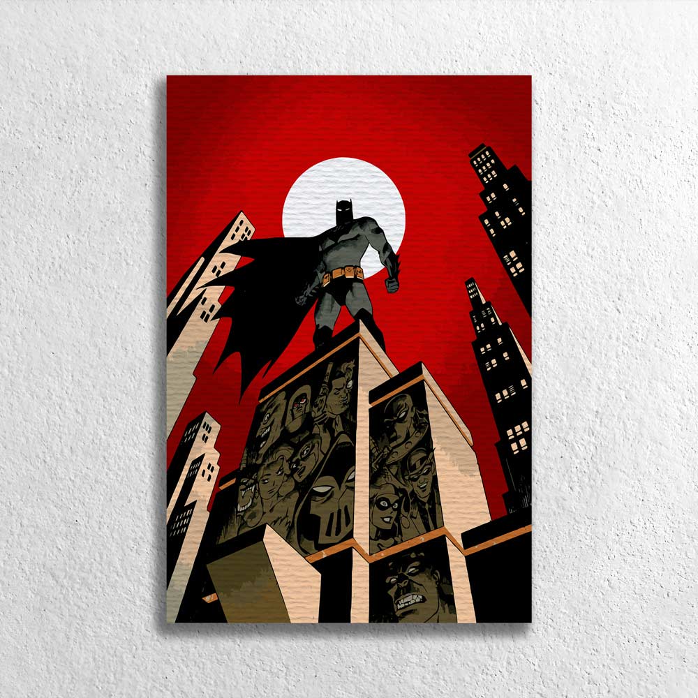 Painting By Numbers Kits 15.7" x 23.6" (40x60cm) The Gotham Guardian - Paint By Numbers Kit