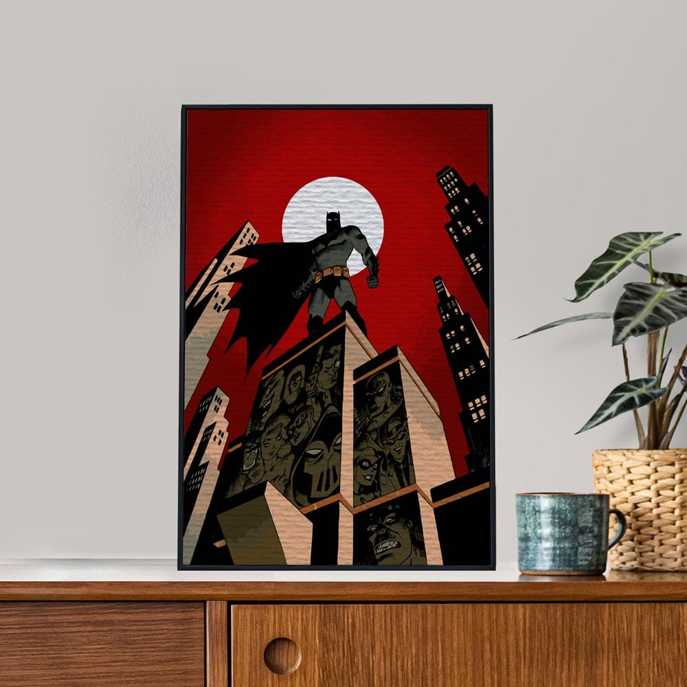 Painting By Numbers Kits 15.7" x 23.6" (40x60cm) The Gotham Guardian - Paint By Numbers Kit