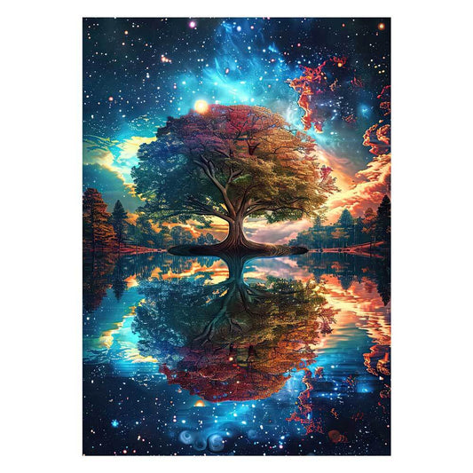 Galaxy Tree Of Life - Jigsaw Puzzle