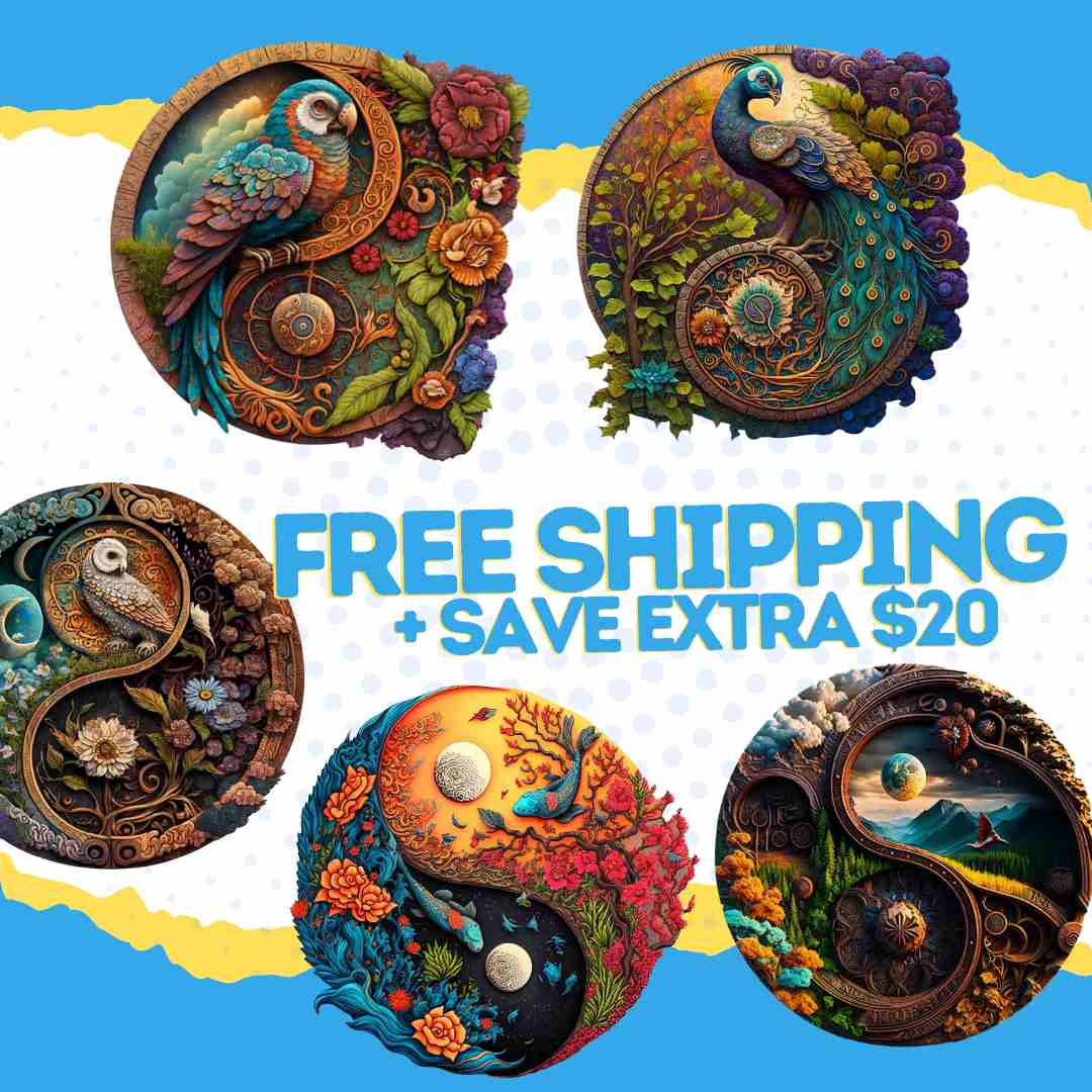 Puzzle Accessories A3: TOP 5 BEST YIN YANG SELLING Wooden Jigsaw Puzzles Top 5 Yin Yang Wooden Jigsaw Puzzles