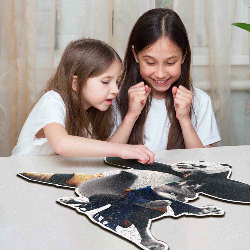 Animal Jigsaw Puzzle > Wooden Jigsaw Puzzle > Jigsaw Puzzle Train Hard Battle Easy - Wooden Jigsaw Puzzle