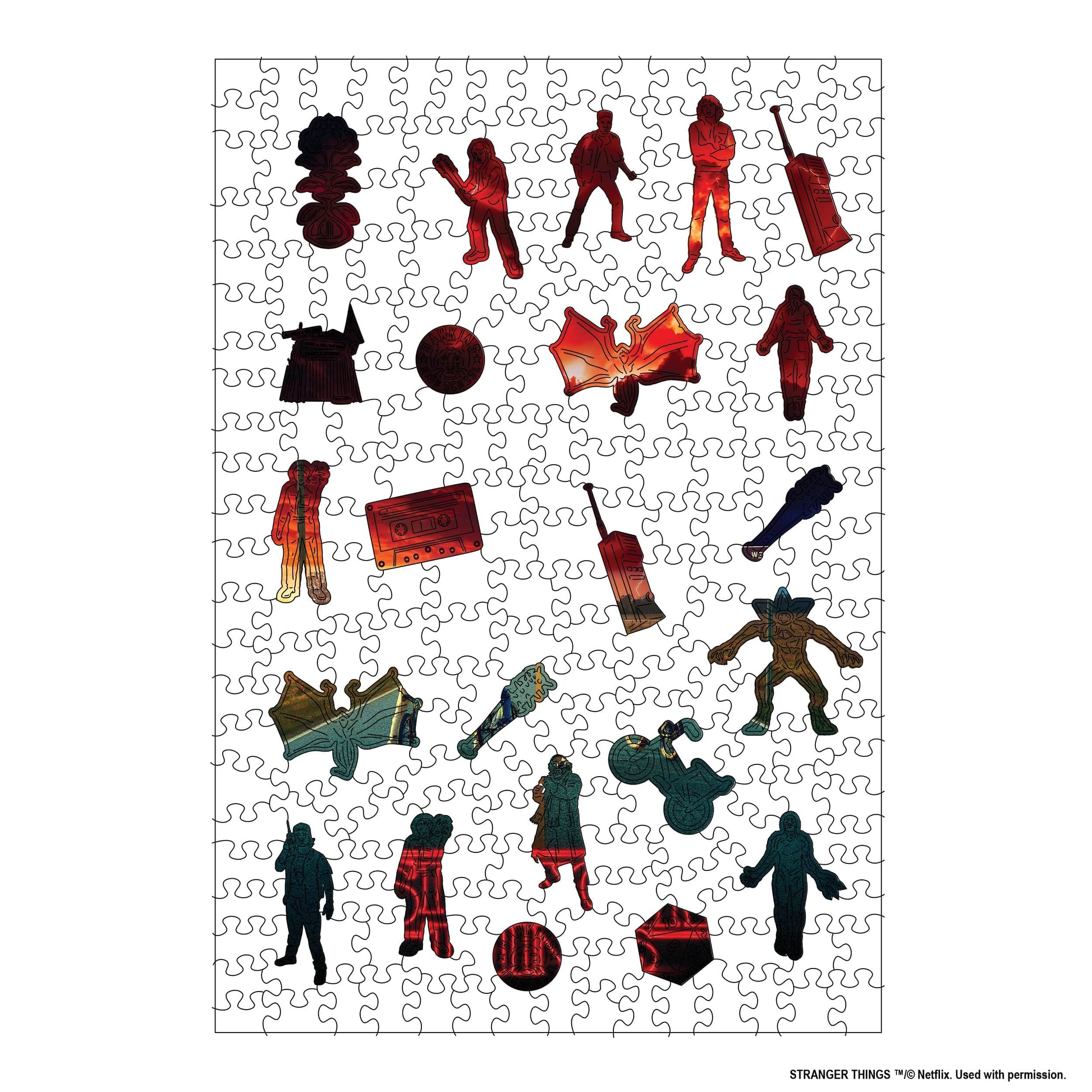 Animal Jigsaw Puzzle > Wooden Jigsaw Puzzle > Jigsaw Puzzle Into the Upside Down - Wooden Jigsaw Puzzle