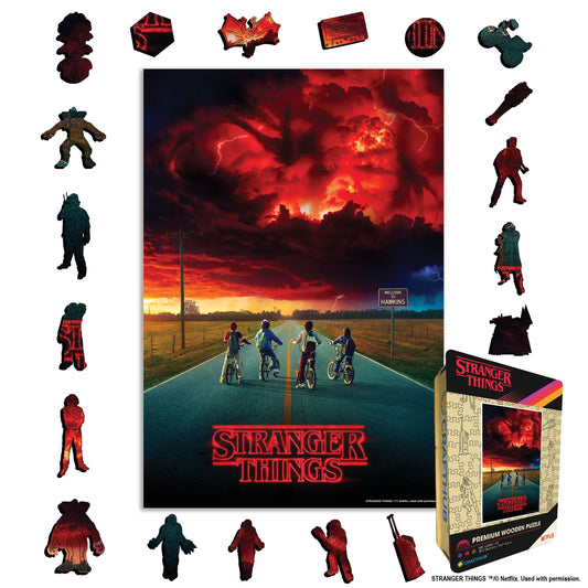 Animal Jigsaw Puzzle > Wooden Jigsaw Puzzle > Jigsaw Puzzle A4 + Wooden Gift Box Into the Upside Down - Wooden Jigsaw Puzzle