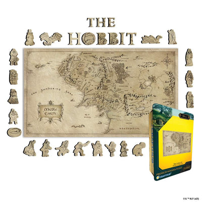 The Great Map of Middle-earth - Wooden Jigsaw Puzzle