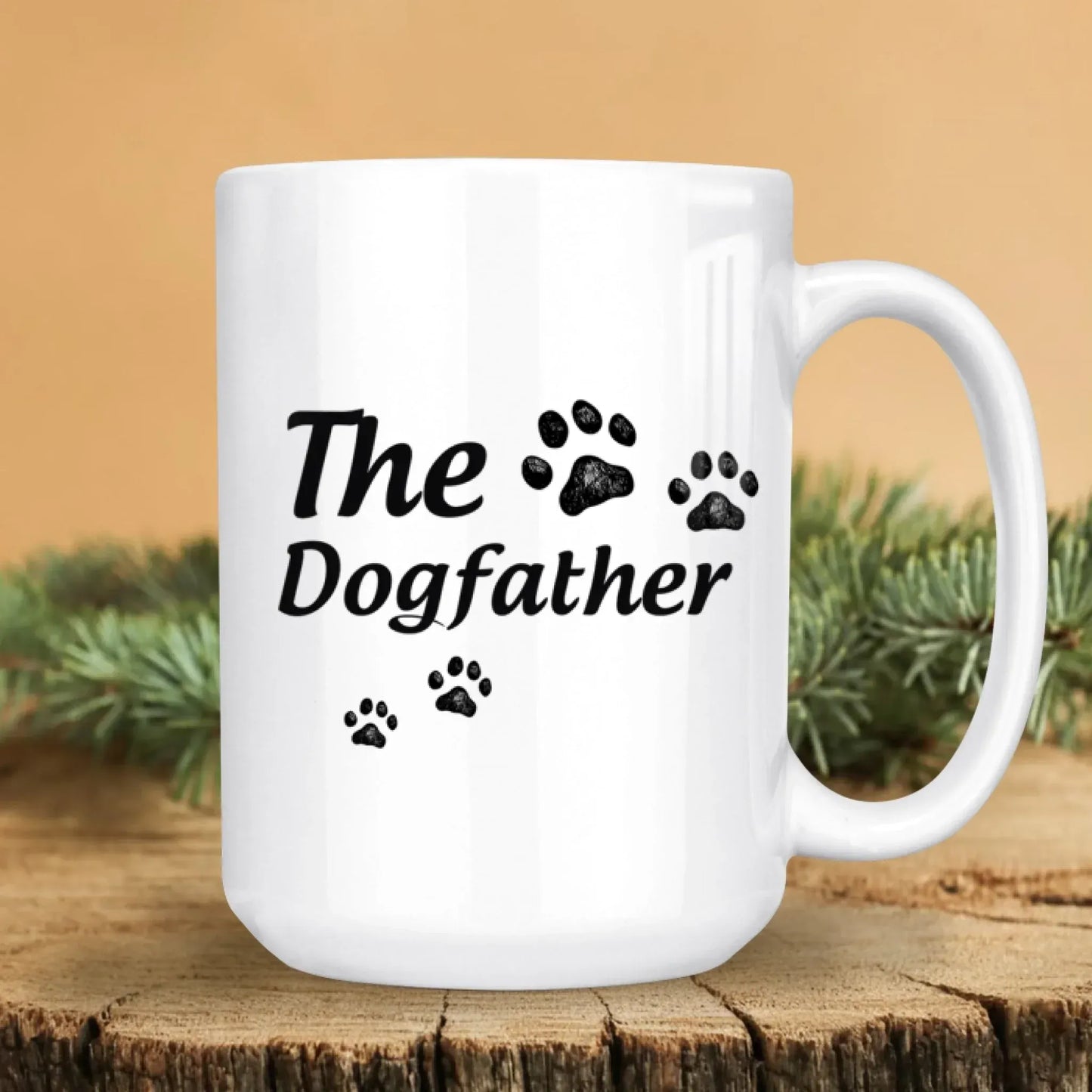 Personalized Mugs The Dogfather Leave The Sofa, Take The Cookies - Personalized Dog Lovers Custom Ceramic Mug