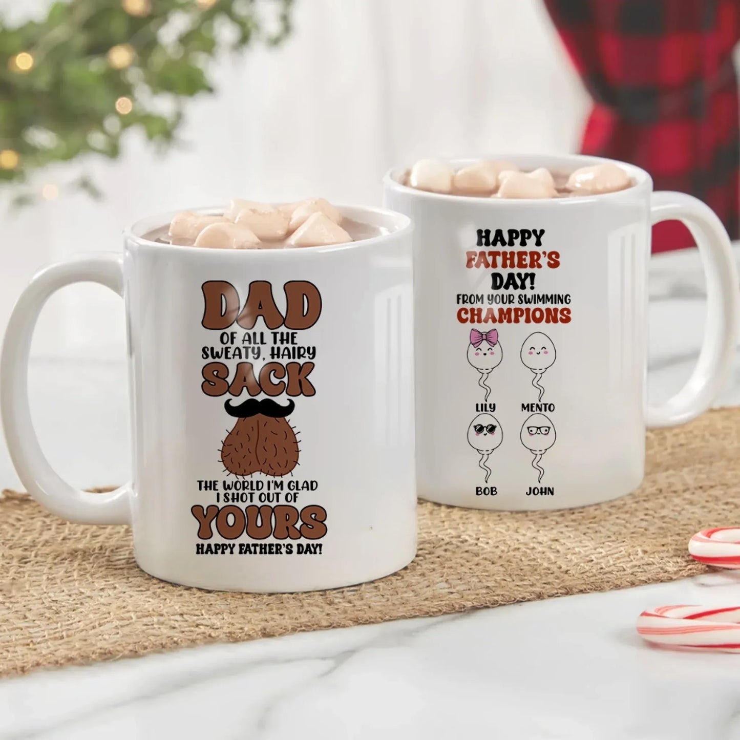 Personalized Mugs The World I'm Glad I Shot Out Of Yours - Personalized Father's Day Custom Ceramic Mug