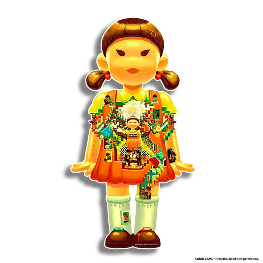 Animal Jigsaw Puzzle > Wooden Jigsaw Puzzle > Jigsaw Puzzle Squid Game Doll - Wooden Jigsaw Puzzle