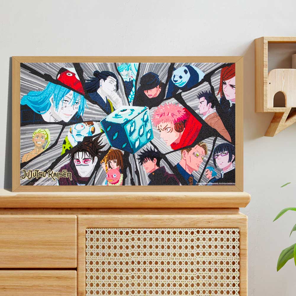 26" x 14.6" / 66cm x 37cm Jujutsu Kaisen - Diamond Painting Kit