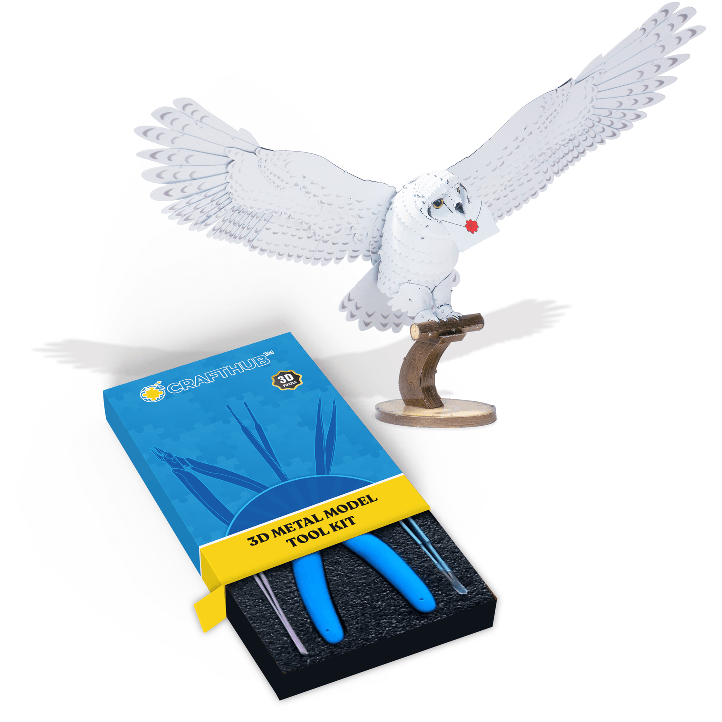 3D Metal Puzzle + Tool Kit Hedwig - 3D Metal Puzzle
