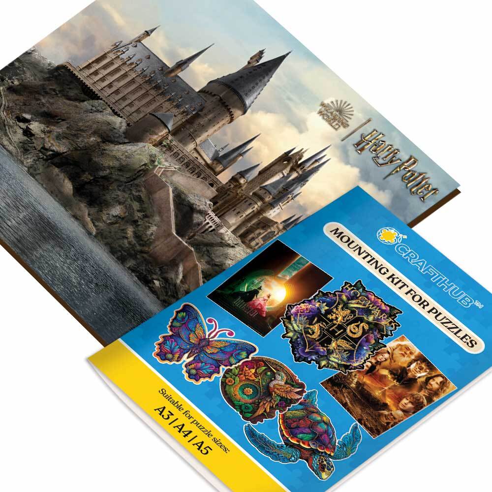 Wooden Jigsaw Puzzles A2 + Wooden Gift Box & Mounting Kit - Save $10 Today Harry Potter - Hogwarts Castle Wooden Jigsaw Puzzle