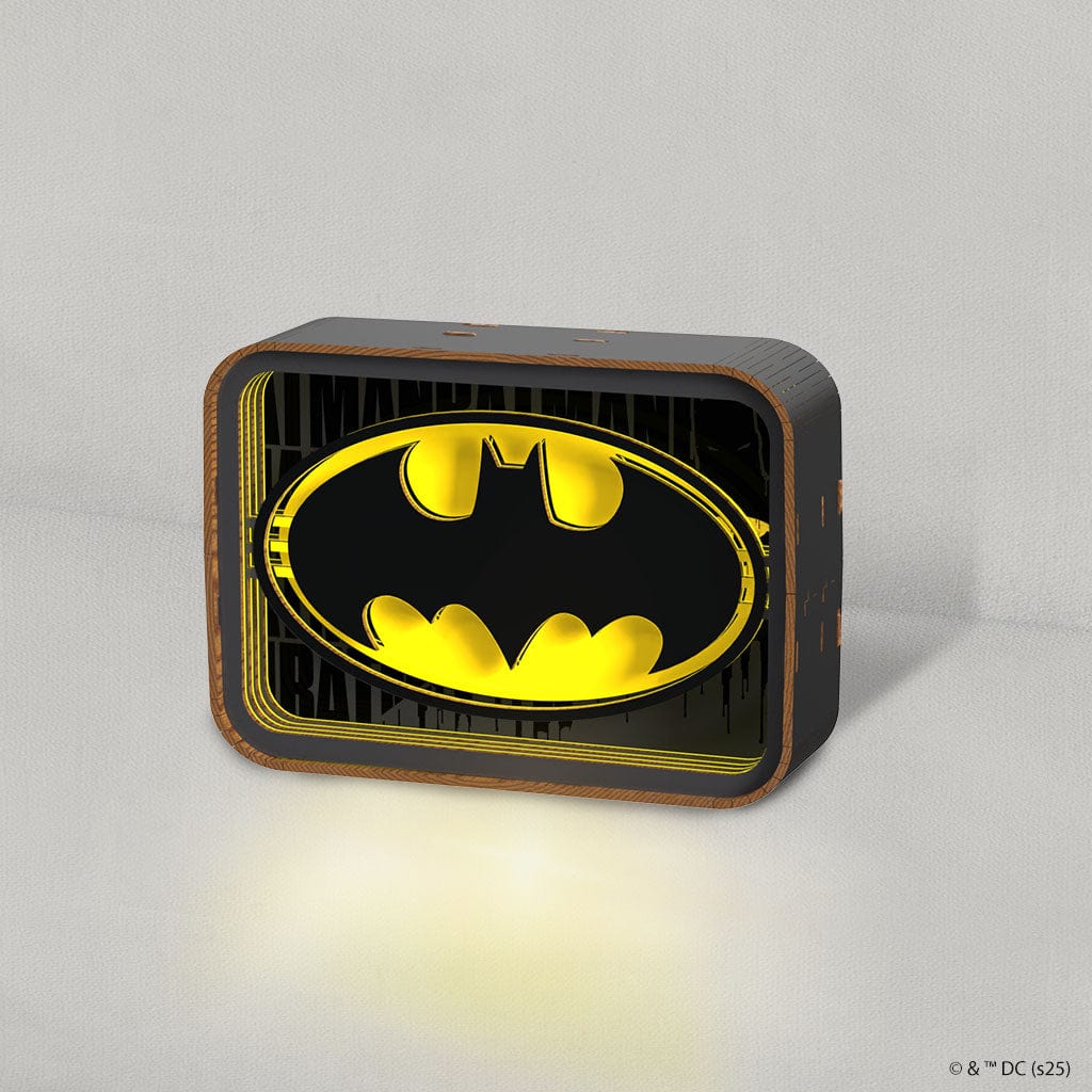 3D Holzpuzzle Batman Logo Batman Logo - 3D DIY Wooden Puzzle Night Lamp