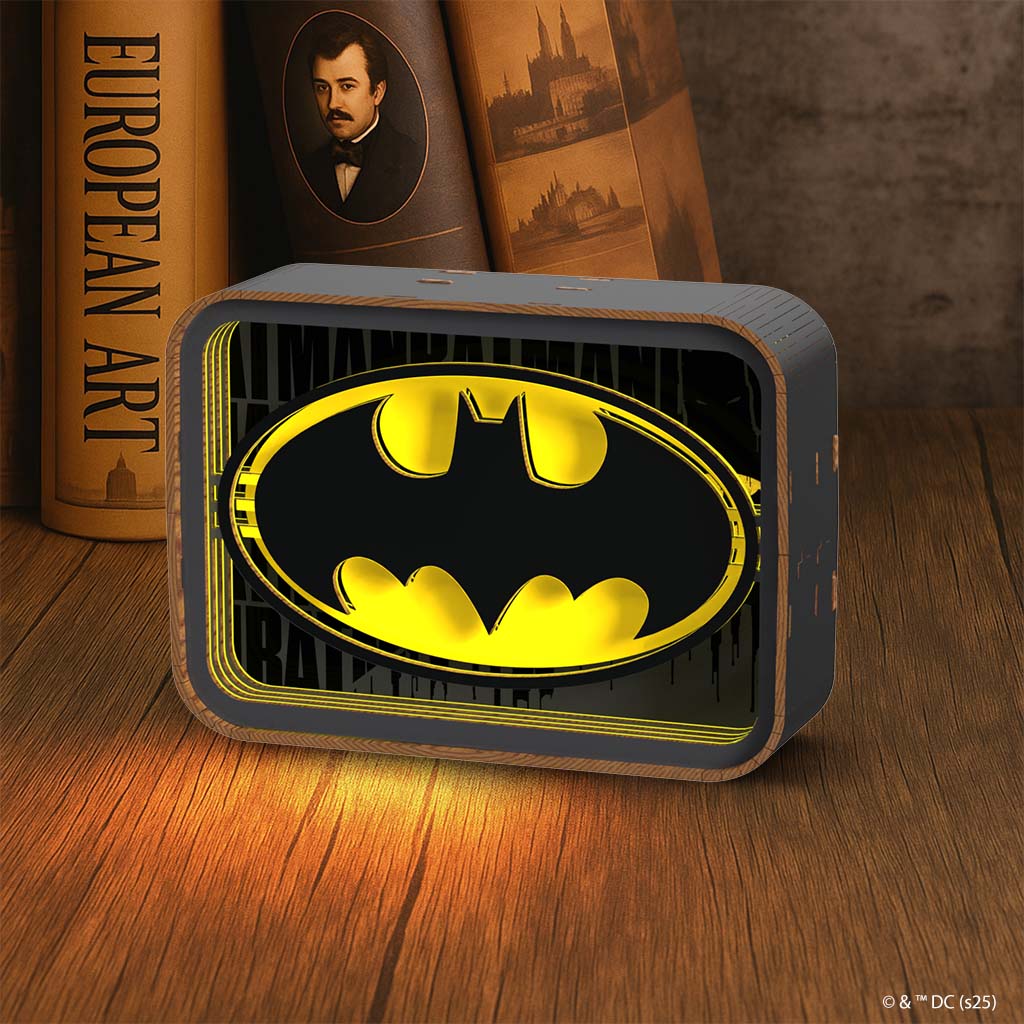 3D Holzpuzzle Batman Logo Batman Logo - 3D DIY Wooden Puzzle Night Lamp