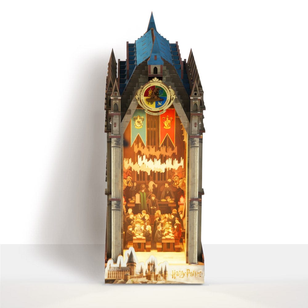 Book Nook Kits 534 Pieces | 19.3×10.9×26.9cm (7.6" x 4.3" x 10.6") The Great Hall - DIY Book Nook Kit