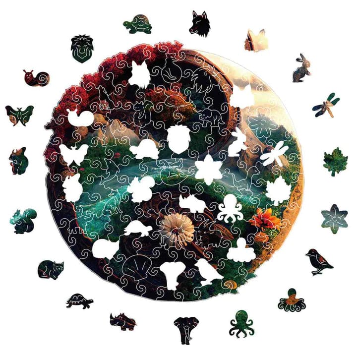 Mystical Yin Yang - Jigsaw Puzzle
