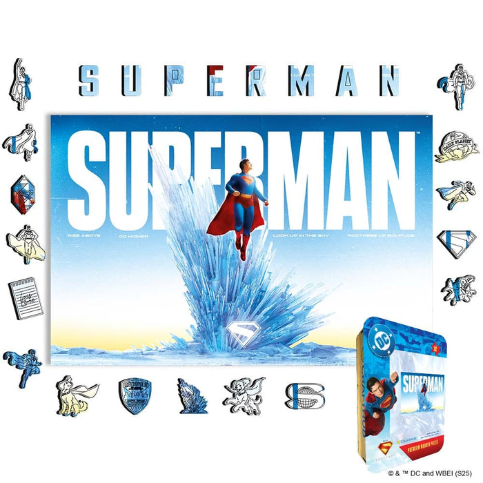Superman Rise Above - Wooden Jigsaw Puzzle