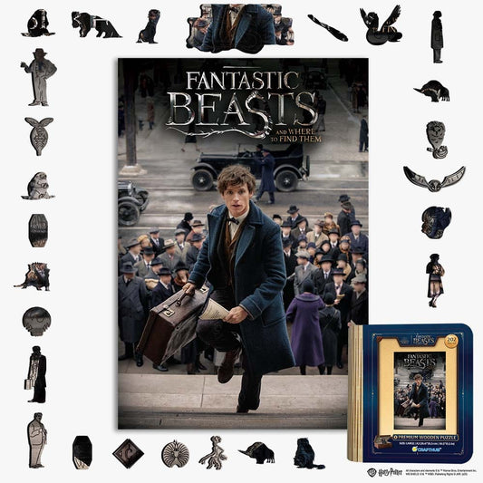 Animal Jigsaw Puzzle > Wooden Jigsaw Puzzle > Jigsaw Puzzle A4 + Wooden Gift Box The Magizoologist - Wooden Jigsaw Puzzle