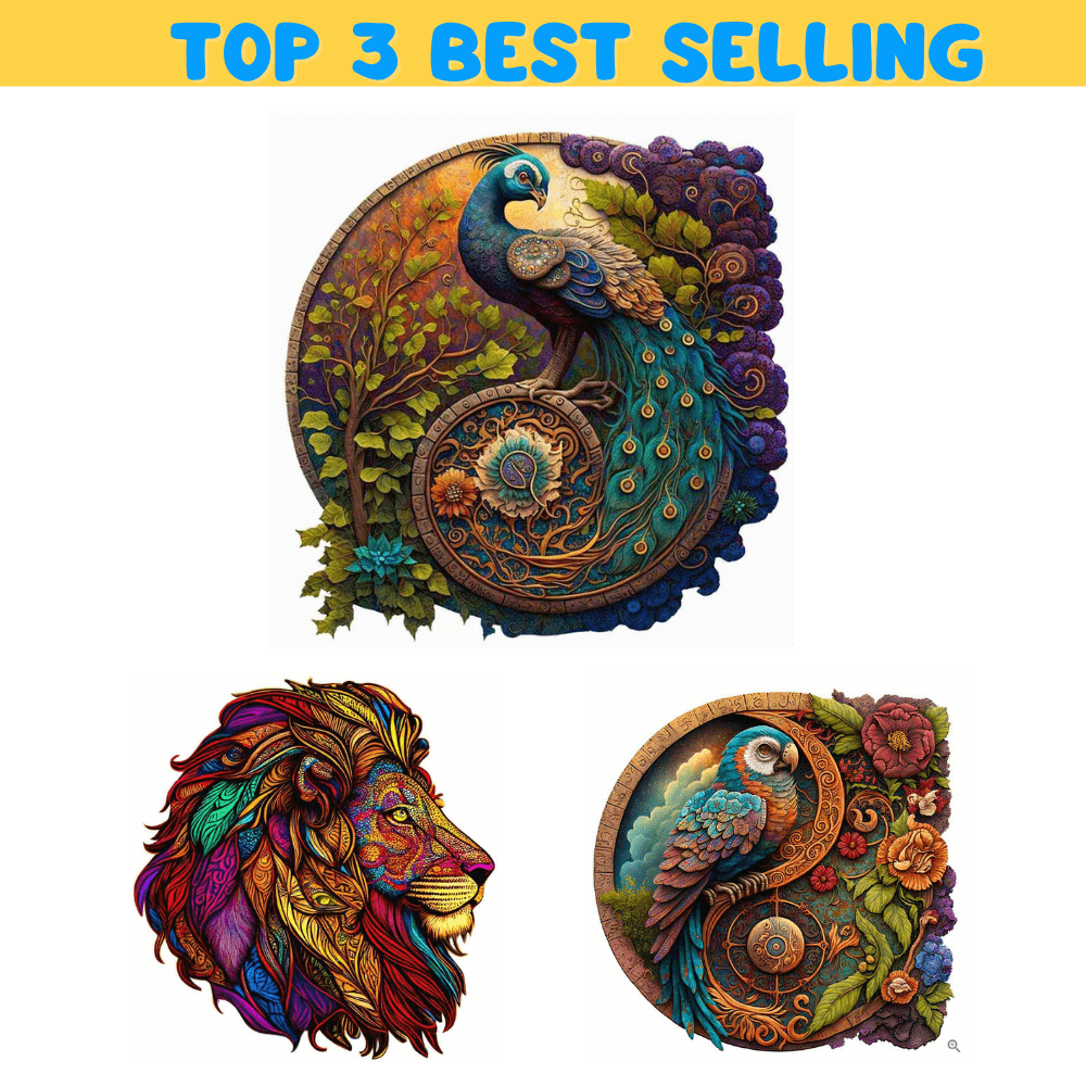 Puzzle Accessories TOP 3 BEST SELLING Wooden Jigsaw Puzzles TOP 3 BEST SELLING Wooden Jigsaw Puzzles
