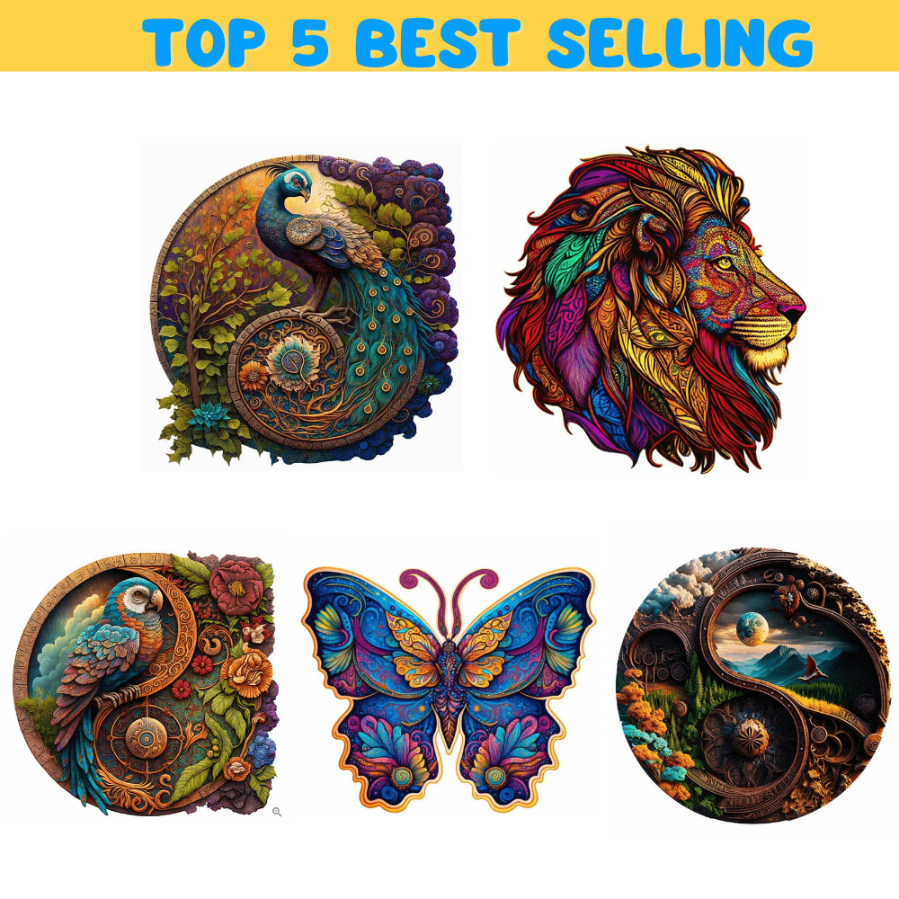 Puzzle Accessories TOP 5 BEST SELLING Wooden Jigsaw Puzzles TOP 5 BEST SELLING Wooden Jigsaw Puzzles