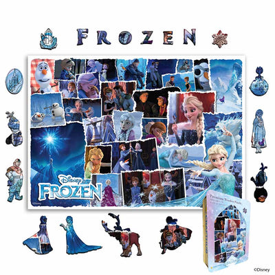 Wooden Jigsaw Puzzles A4 + Wooden Gift Box Frozen Moments – Wooden Jigsaw Puzzle