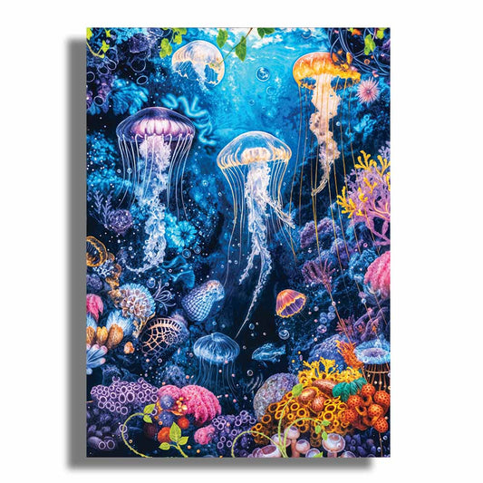 Wooden Jigsaw Puzzles Ocean Glow - Jigsaw Puzzle