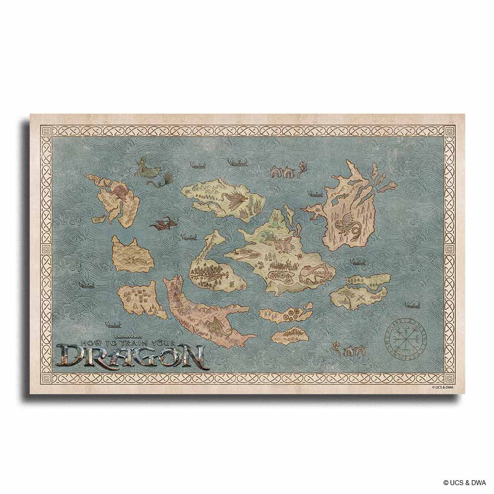 Animal Jigsaw Puzzle > Wooden Jigsaw Puzzle > Jigsaw Puzzle Map of the Dragon World - Wooden Jigsaw Puzzle