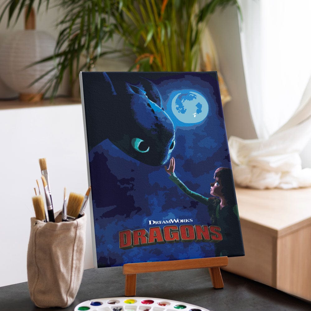 Painting By Numbers Kits 12.6" x 18.9" (32x48cm) First Touch - Paint By Numbers Kit