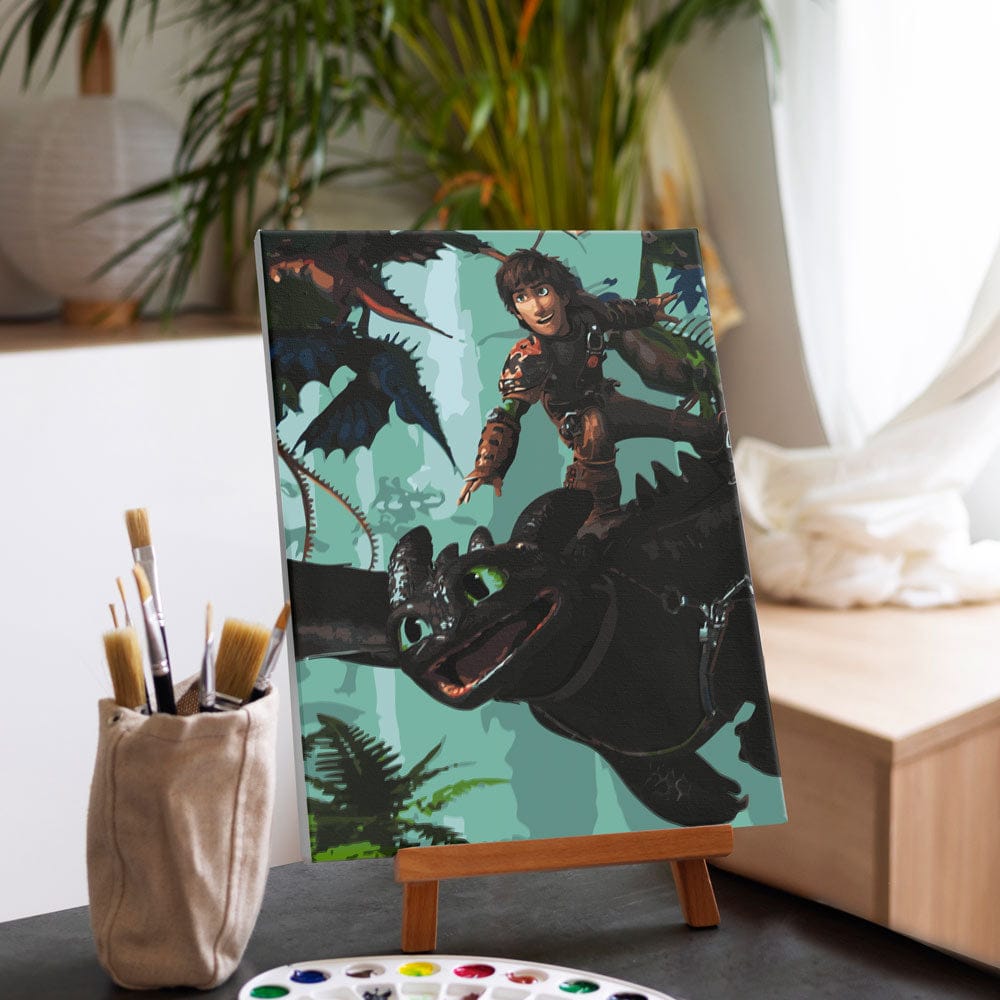 Painting By Numbers Kits 13.8" x 19.7" (35x50cm) Flight Brothers - Paint By Numbers Kit