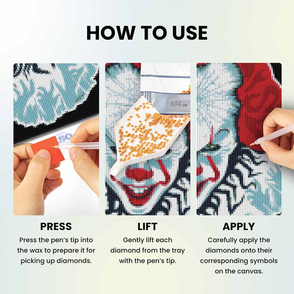 Diamond Painting Kits 17.7" x 21.7" / 45cm x 55cm Pennywise - Diamond Painting Kit