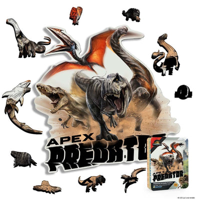 Animal Jigsaw Puzzle > Wooden Jigsaw Puzzle > Jigsaw Puzzle A4 + Wooden Gift Box Apex Predator - Wooden Jigsaw Puzzle