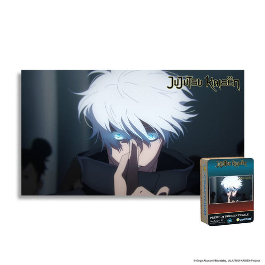 Animal Jigsaw Puzzle > Wooden Jigsaw Puzzle > Jigsaw Puzzle A4 + Wooden Gift Box Gojo Satoru - Wooden Jigsaw Puzzle