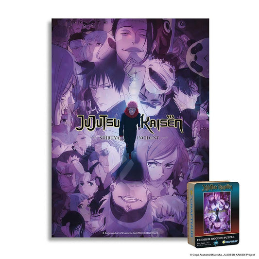 Animal Jigsaw Puzzle > Wooden Jigsaw Puzzle > Jigsaw Puzzle A4 + Wooden Gift Box Shibuya Incident - Wooden Jigsaw Puzzle