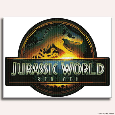 Diamond Painting Kits 23.4" x 17.6" / 60cm x 45cm Jurassic World Rebirth - Diamond Painting Kit