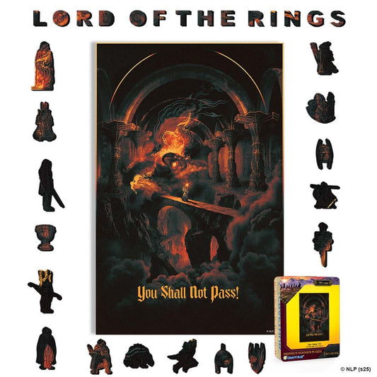 Animal Jigsaw Puzzle > Wooden Jigsaw Puzzle > Jigsaw Puzzle A4 + Wooden Gift Box Battle at Khazad-dûm - Wooden Jigsaw Puzzle