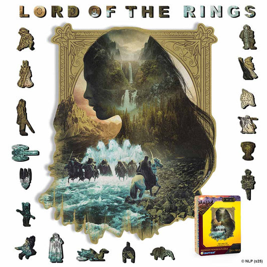 Animal Jigsaw Puzzle > Wooden Jigsaw Puzzle > Jigsaw Puzzle A4 + Wooden Gift Box Arwen’s Ride - Wooden Jigsaw Puzzle