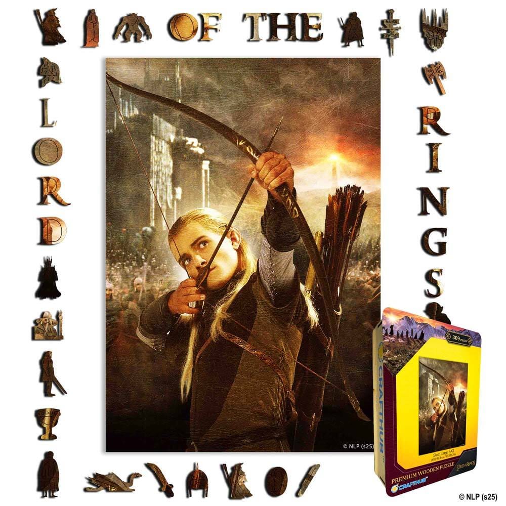 Animal Jigsaw Puzzle > Wooden Jigsaw Puzzle > Jigsaw Puzzle A4 + Wooden Gift Box Legolas - Wooden Jigsaw Puzzle