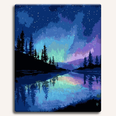 Alaskan Night Sky - Paint By Numbers Kit