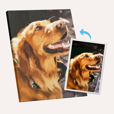 Painting By Numbers Kits 15.7" x 19.6" (40 x 50cm) - Without Frame Custom Paint by Numbers Kit