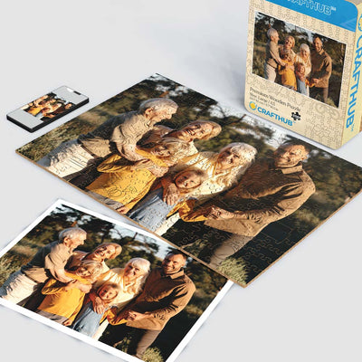 Animal Jigsaw Puzzle > Wooden Jigsaw Puzzle > Jigsaw Puzzle A3 LARGE SIZE | 11.7 x 16.5" | 200 Pieces Personalised Wooden Jigsaw Puzzle – General Whimsies