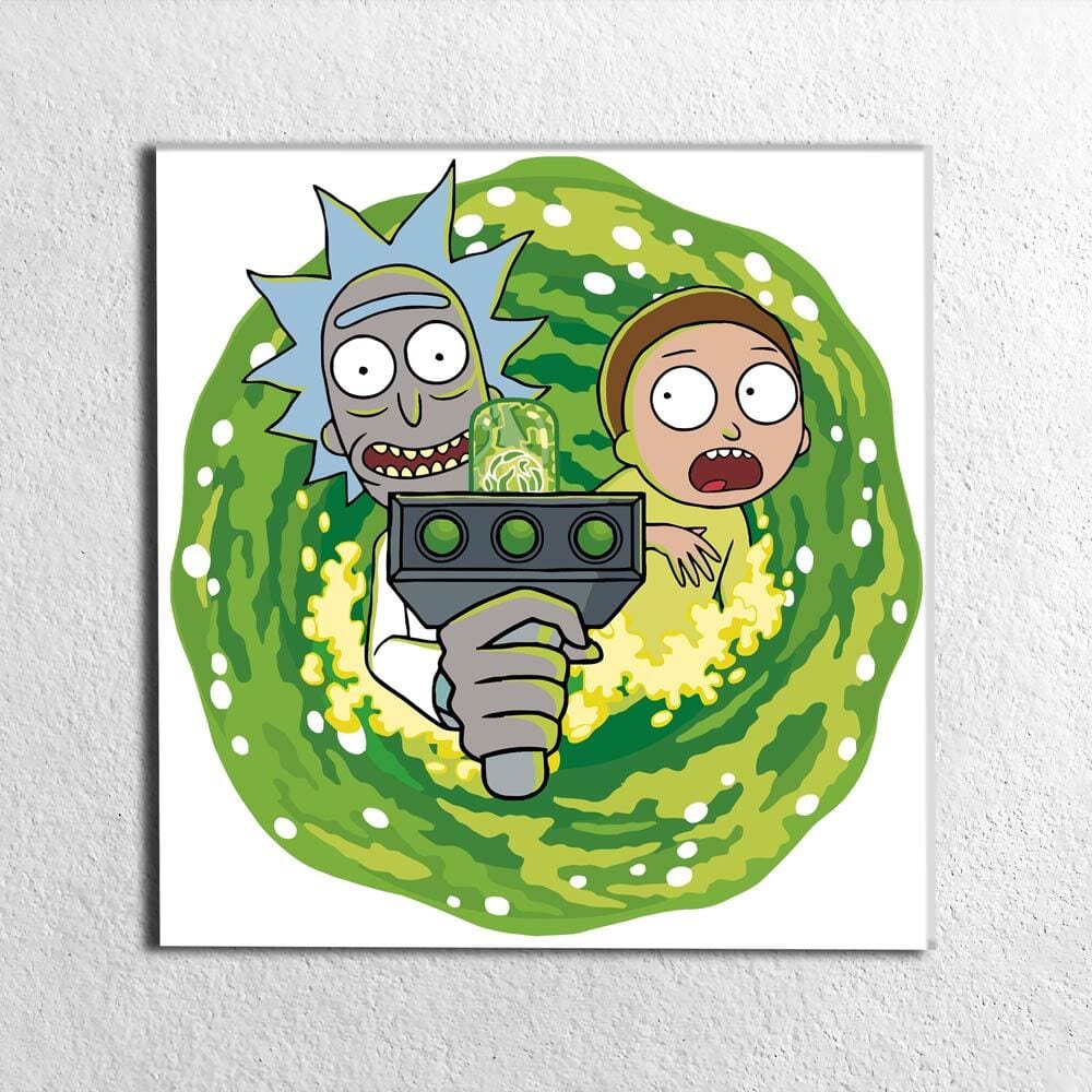 Painting By Numbers Kits 11.8" x 11.8" (30x30cm) Rick & Morty - Paint By Numbers Kit