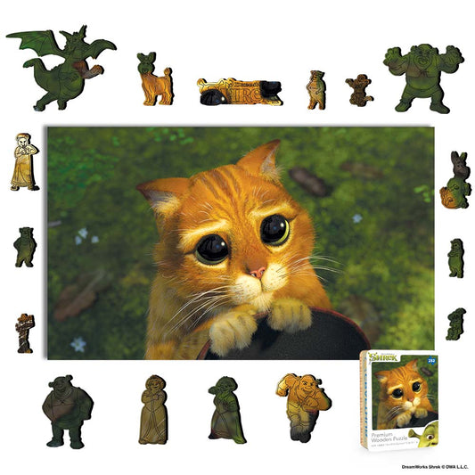 Puss in Boots - Wooden Jigsaw Puzzle