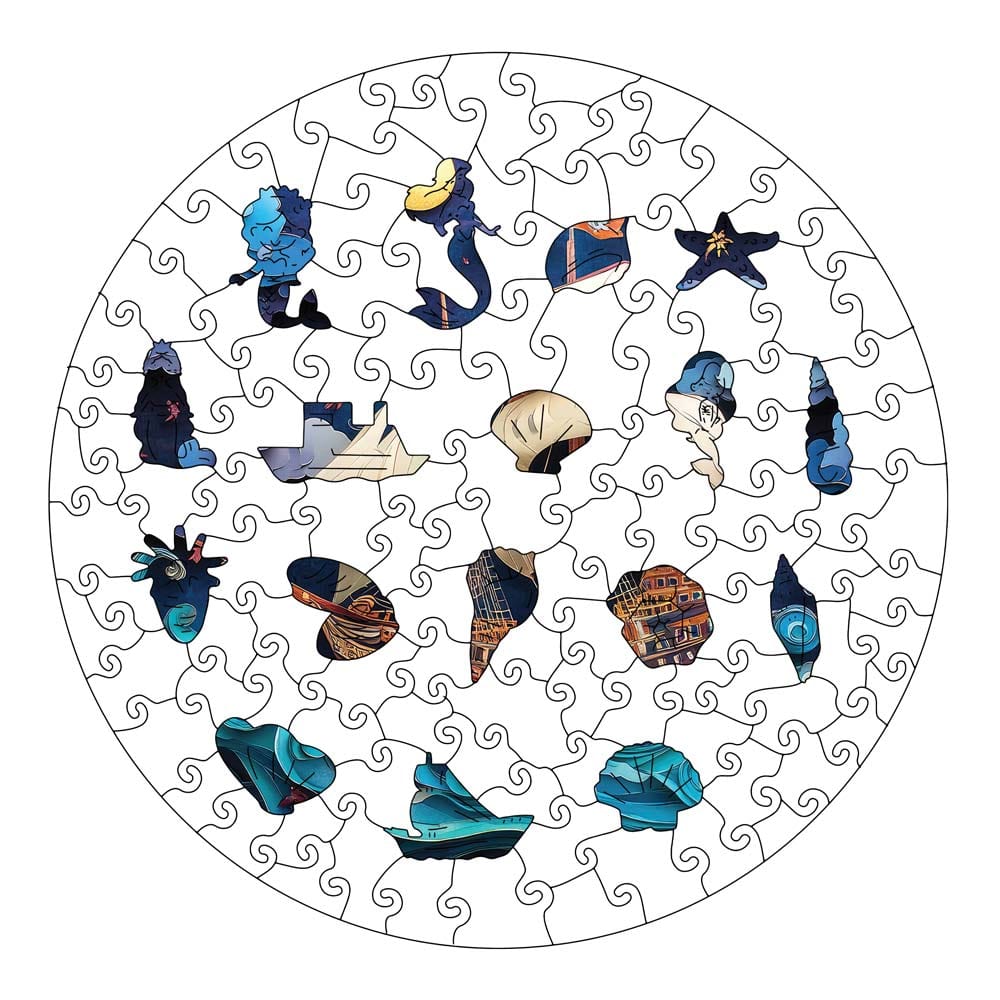 Animal Jigsaw Puzzle > Wooden Jigsaw Puzzle > Jigsaw Puzzle Dreamy Sea - Jigsaw Puzzle