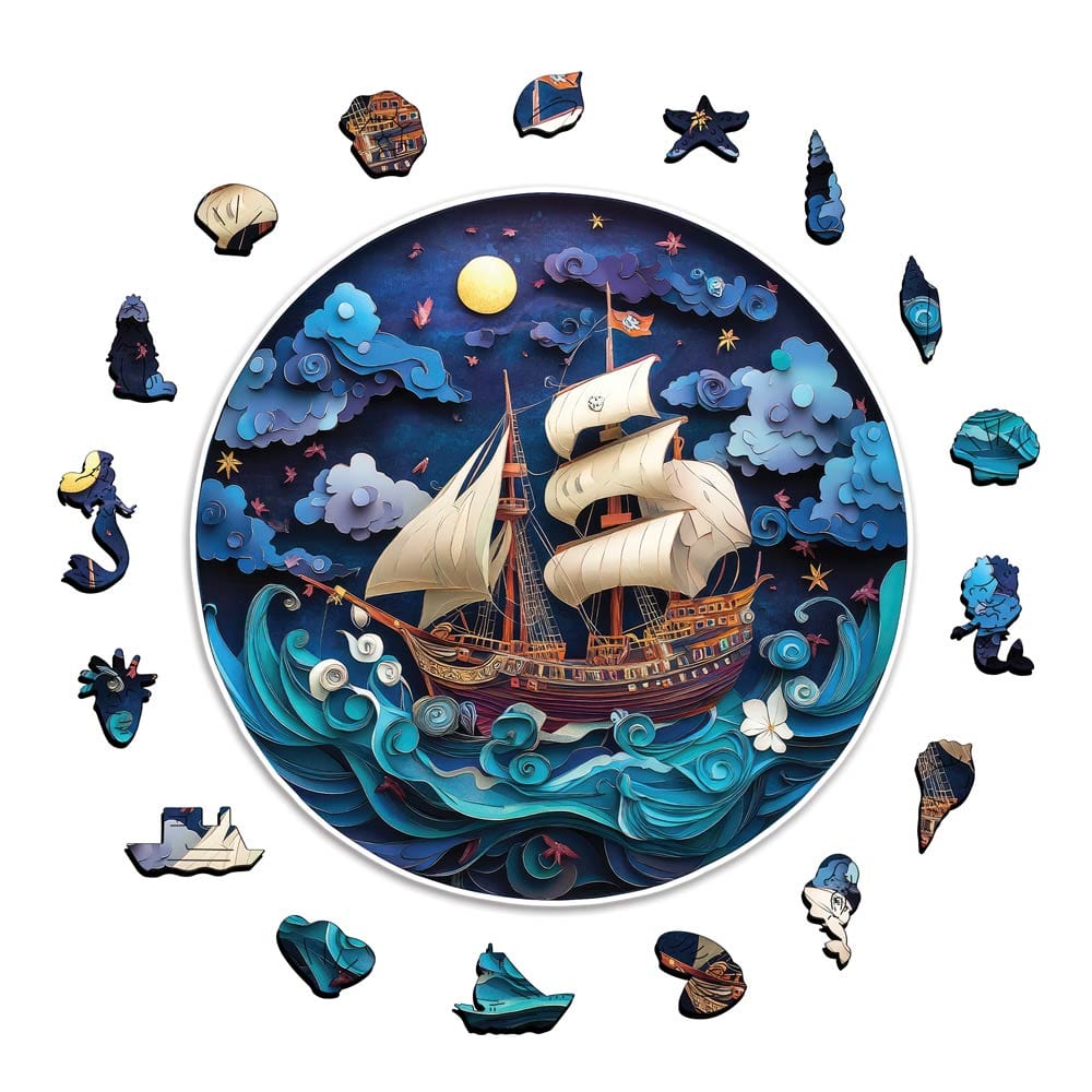Animal Jigsaw Puzzle > Wooden Jigsaw Puzzle > Jigsaw Puzzle A5 Dreamy Sea - Jigsaw Puzzle