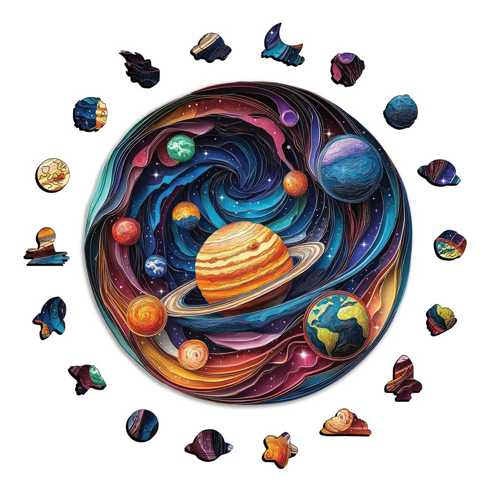 Animal Jigsaw Puzzle > Wooden Jigsaw Puzzle > Jigsaw Puzzle A5 The Universe - Jigsaw Puzzle