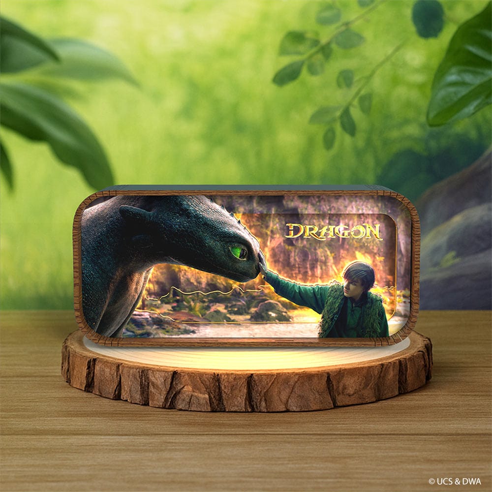 3D Holzpuzzle This Is Berk This Is Berk - 3D DIY Wooden Puzzle Night Lamp