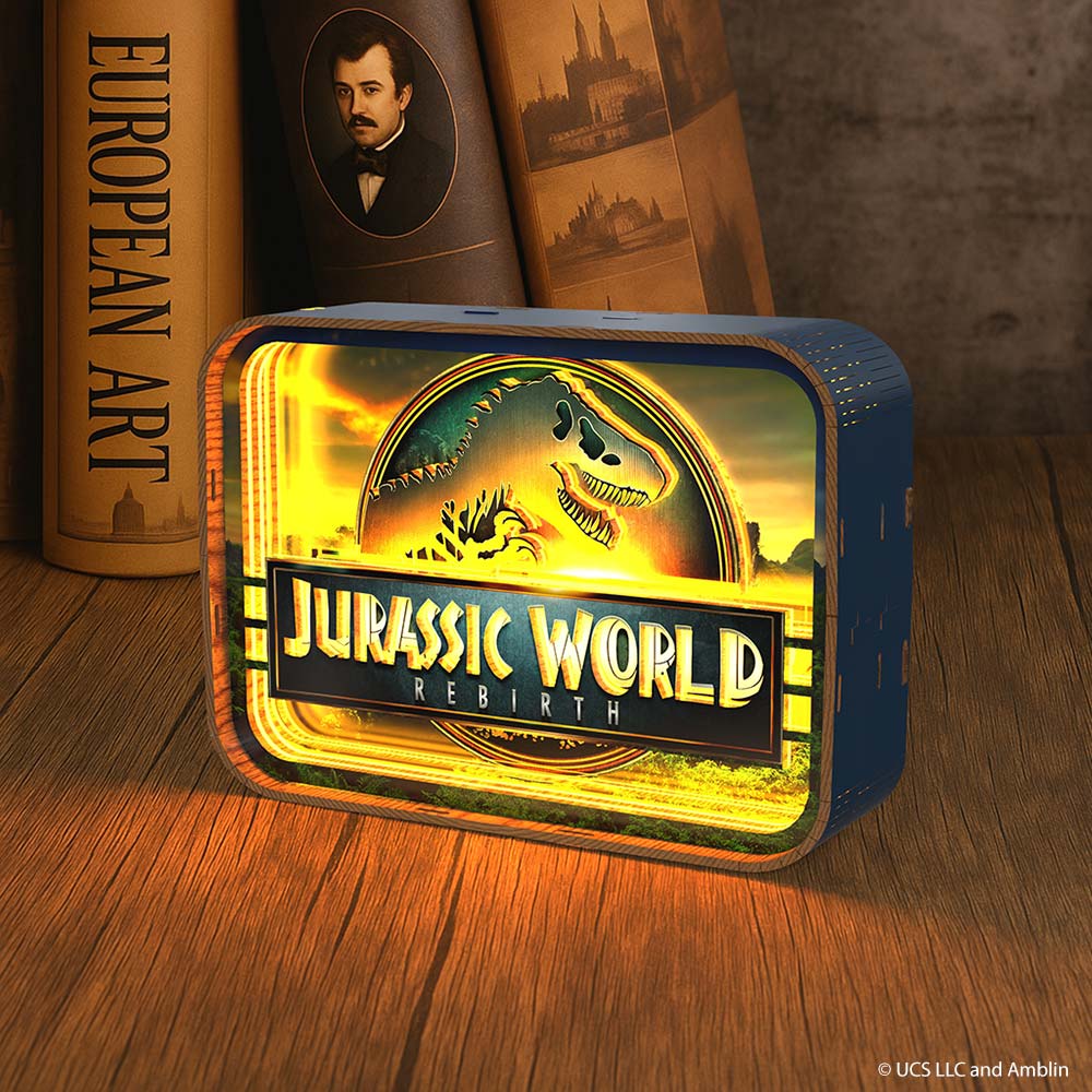 3D Holzpuzzle Jurassic World Rebirth Jurassic World Rebirth - 3D DIY Wooden Puzzle Night Lamp